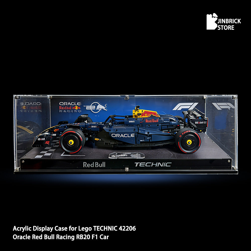 【Premium】Acrylic Display Case for Lego TECHNIC Formula 1™ Mclaren F1 /Ferrari F1 /RedBull F1 /Mercedes F1
