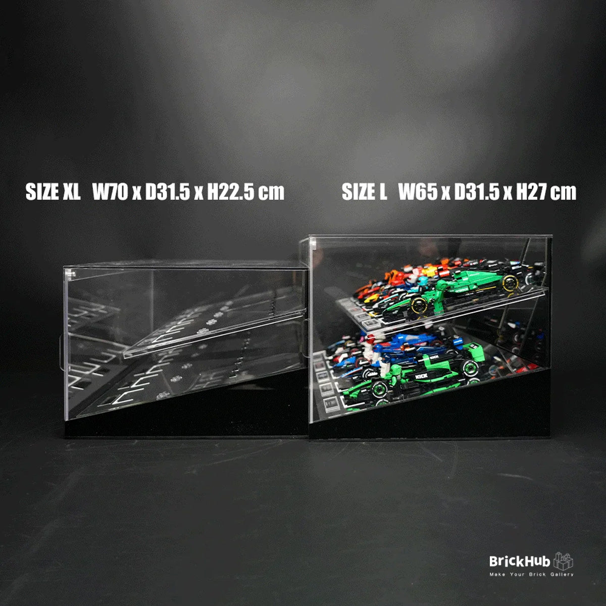 【Premium】Display Acrylic Case For LEGO® Speed Champions F1 cars