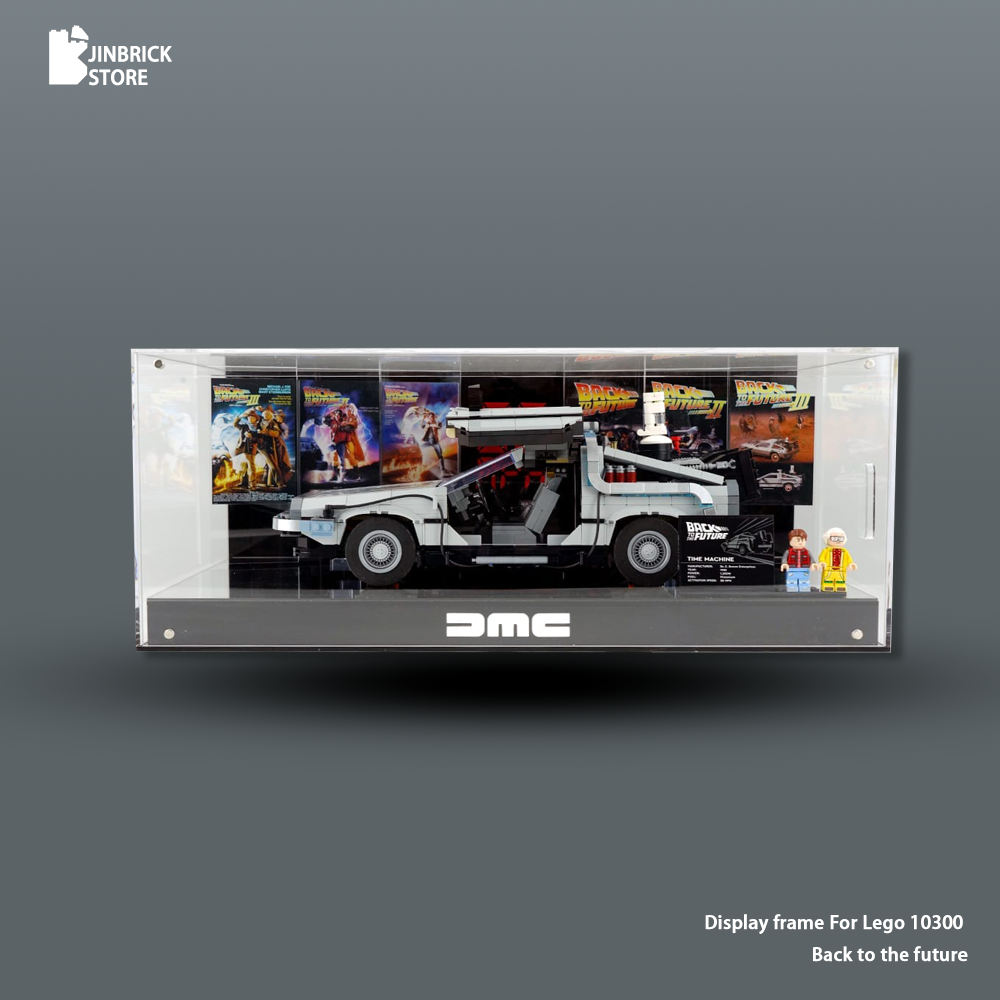 コレクション整理中！ Premium】Display Case for LEGO 10300 Back to the Future Time Machine