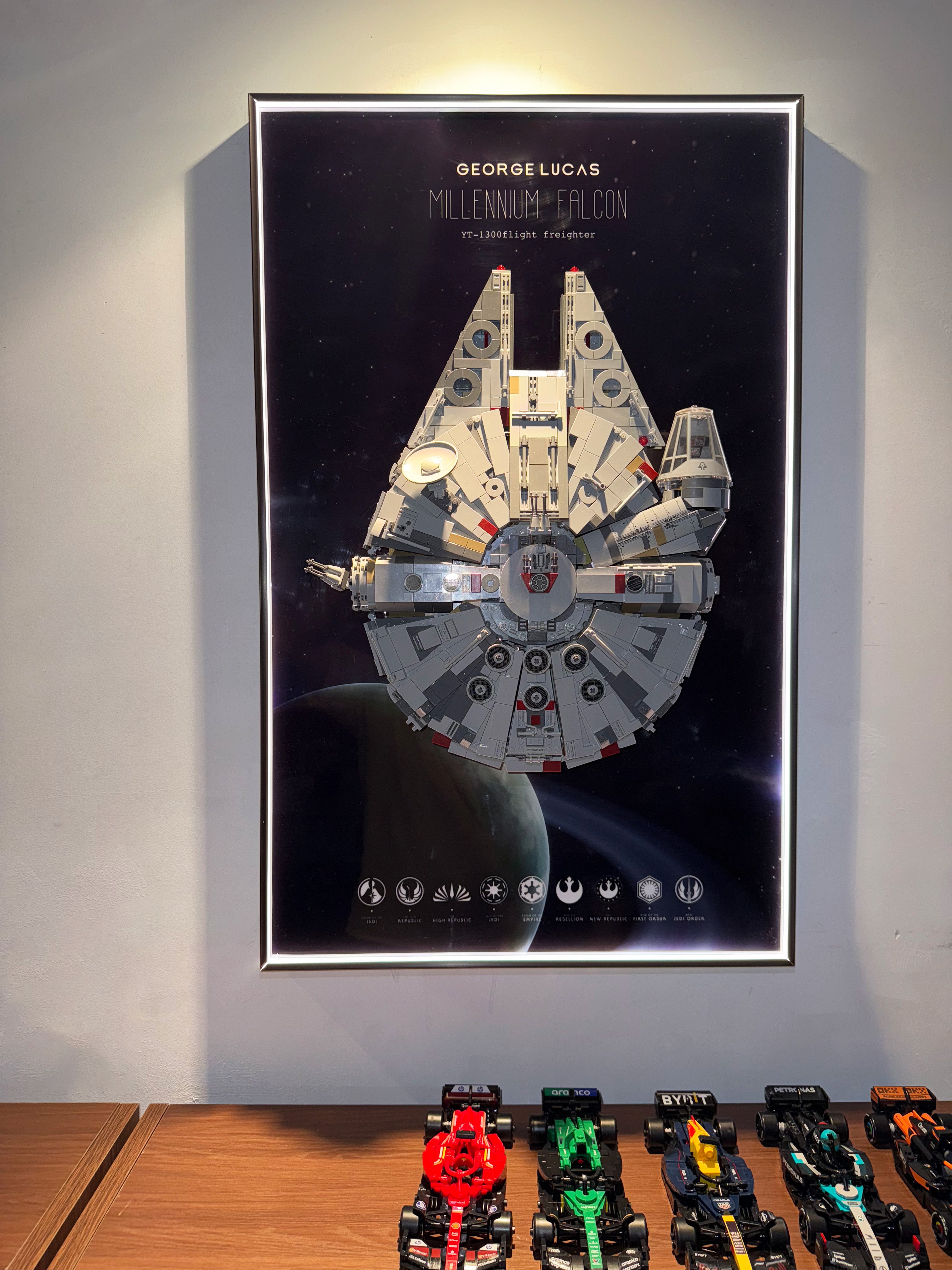 Display Frame For LEGO® Star Wars™ Millennium Falcon™ 75389/75257/75105