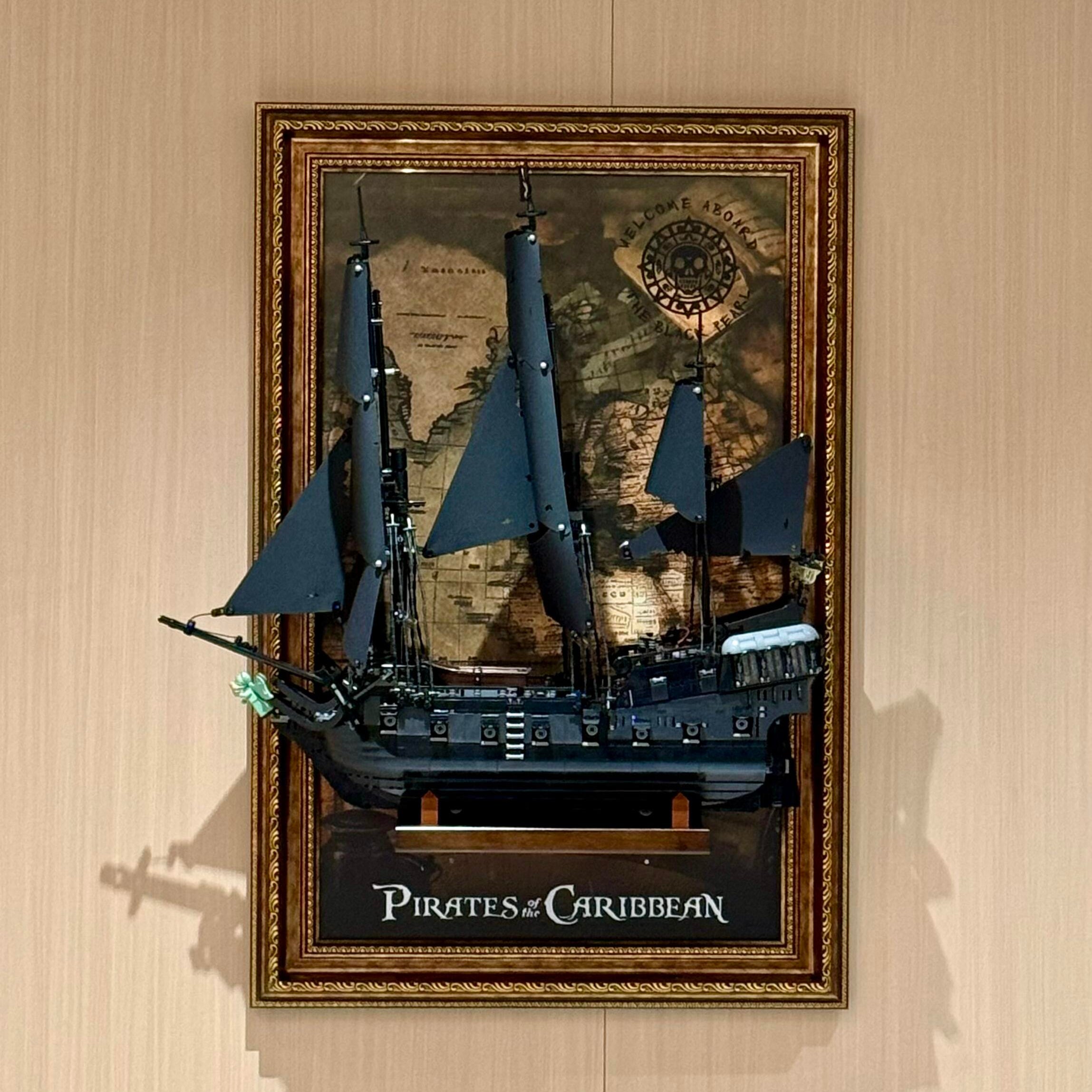 Premium Frame for Lego ICONS 10365 Captain Jack Sparrow's Pirate Ship