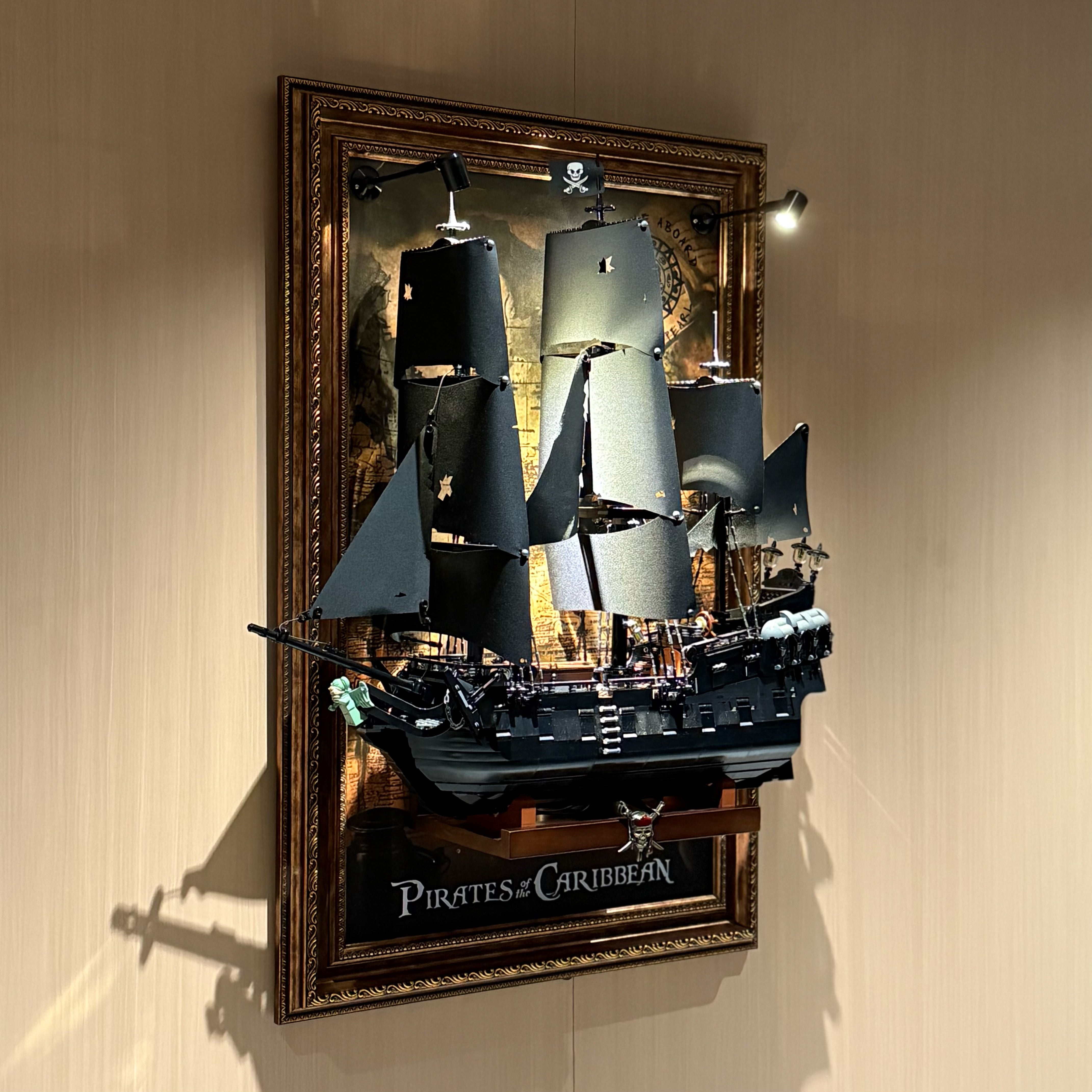 Premium Frame for Lego ICONS 10365 Captain Jack Sparrow's Pirate Ship