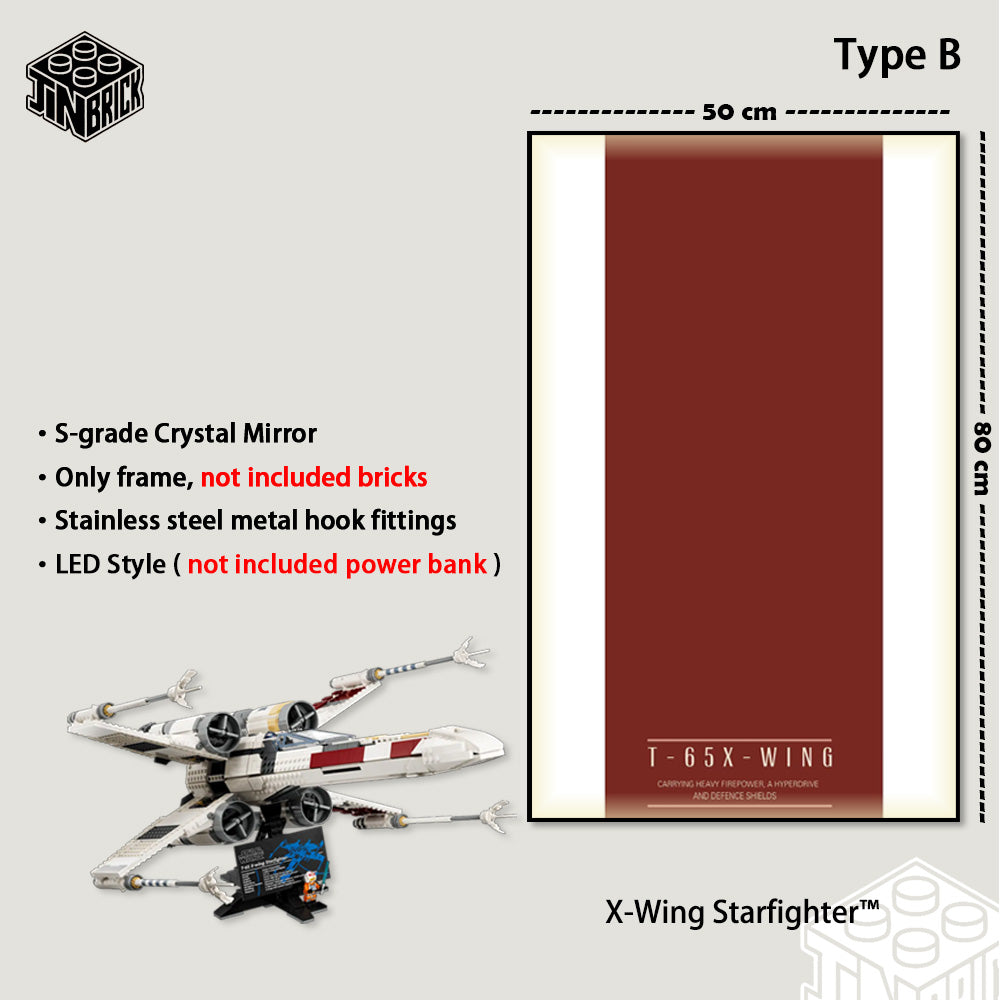 Display Frame For 75355 MATERIAL LEGO® Star Wars™ UCS X-Wing Starfighter™