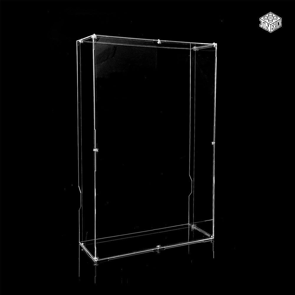 Lego wall display frame with acrylic dust cover