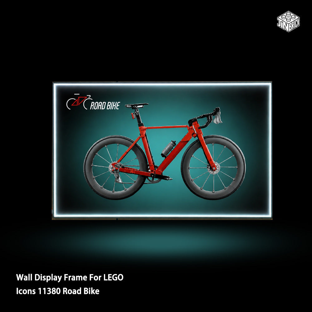 Wall Display Frame For LEGO Icons 11380 Road Bike
