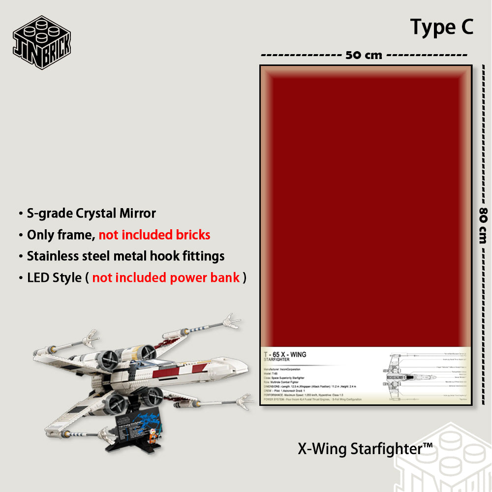 Display Frame For 75355 MATERIAL LEGO® Star Wars™ UCS X-Wing Starfighter™