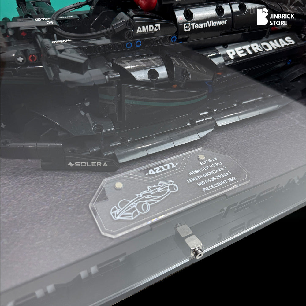 【Premium】Acrylic Display Case for Lego TECHNIC 42171 Mercedes-AMG F1 W14 E
