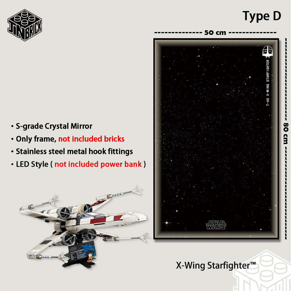 Display Frame For 75355 MATERIAL LEGO® Star Wars™ UCS X-Wing Starfighter™