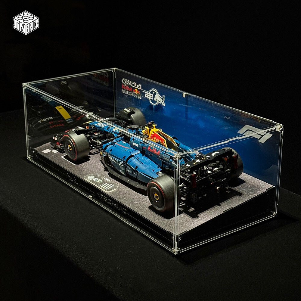 Acrylic Display Case for Lego TECHNIC 42206 Oracle Red Bull Racing RB20 F1 Car