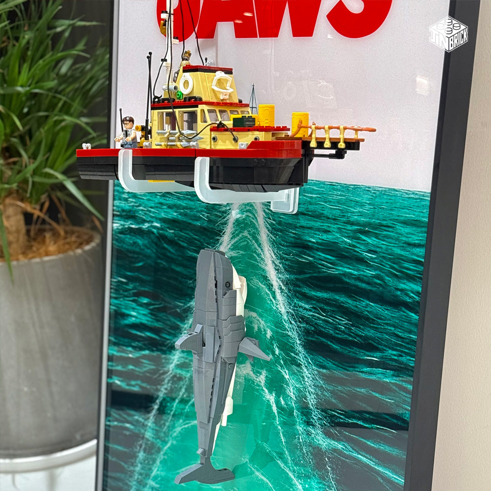 Wall frame for LEGO® Ideas 21350 Jaws