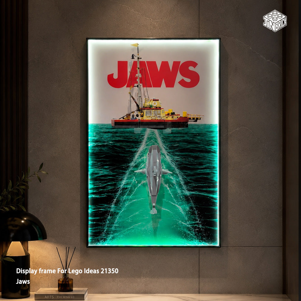 Wall frame for LEGO® Ideas 21350 Jaws