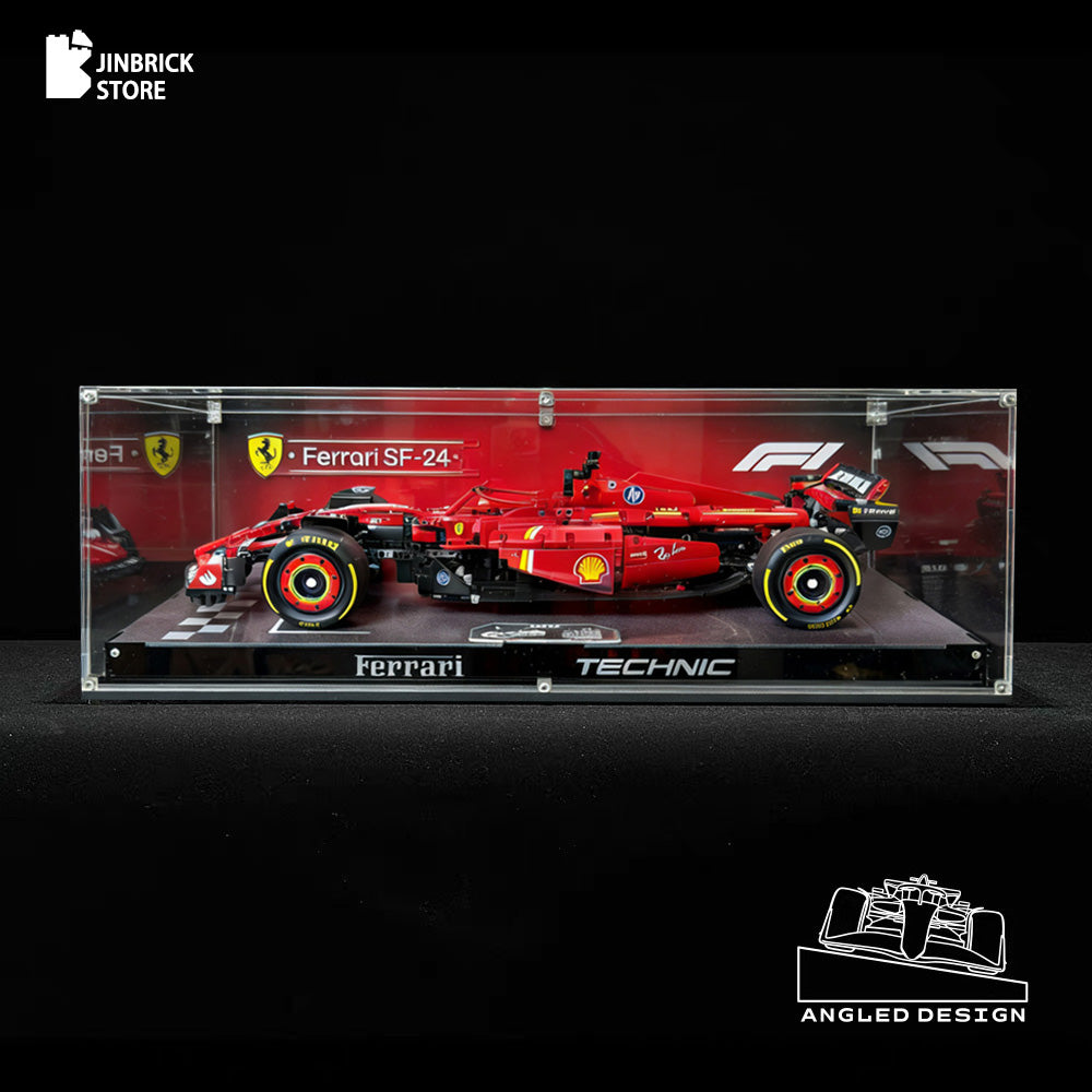 【Premium】Acrylic Display Case for Lego TECHNIC 42207 Ferrari SF-24 F1