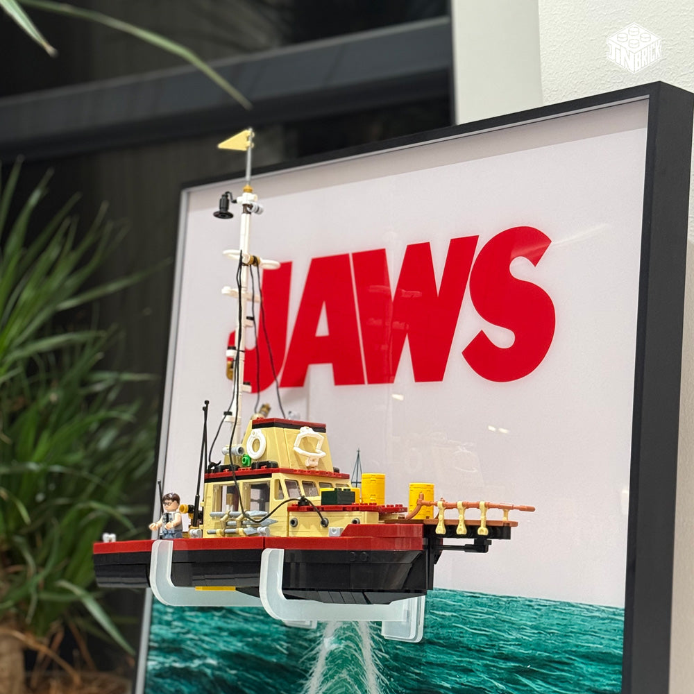Wall frame for LEGO® Ideas 21350 Jaws