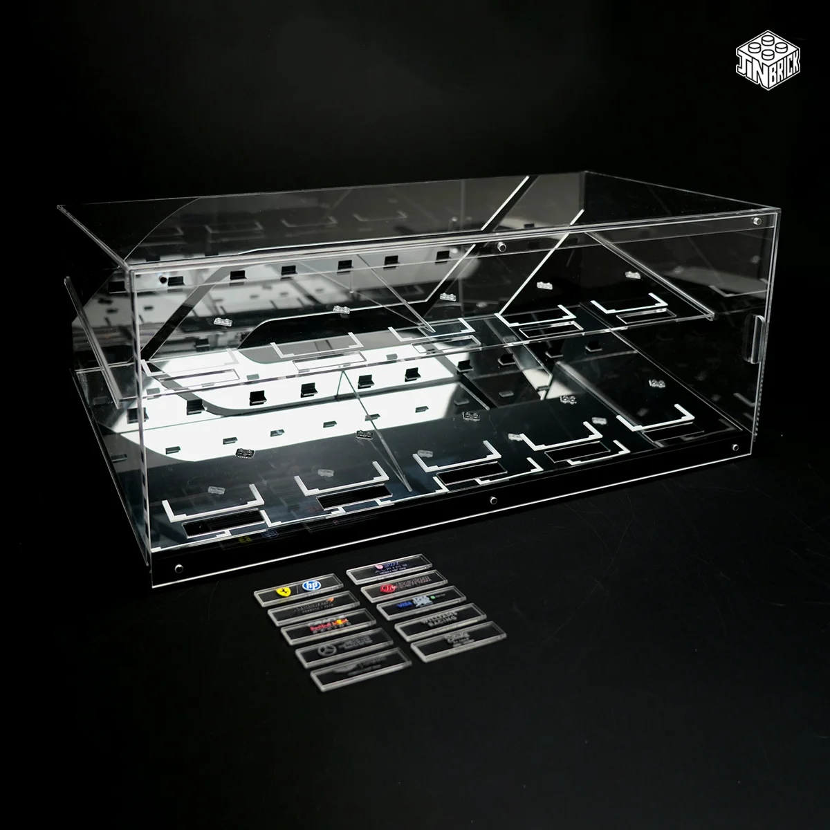 【Premium】Display Acrylic Case For LEGO® Speed Champions 10 F1 cars