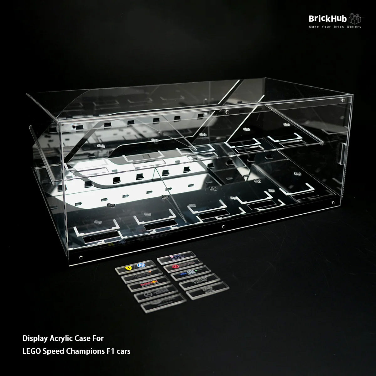 【Premium】Display Acrylic Case For LEGO® Speed Champions F1 cars