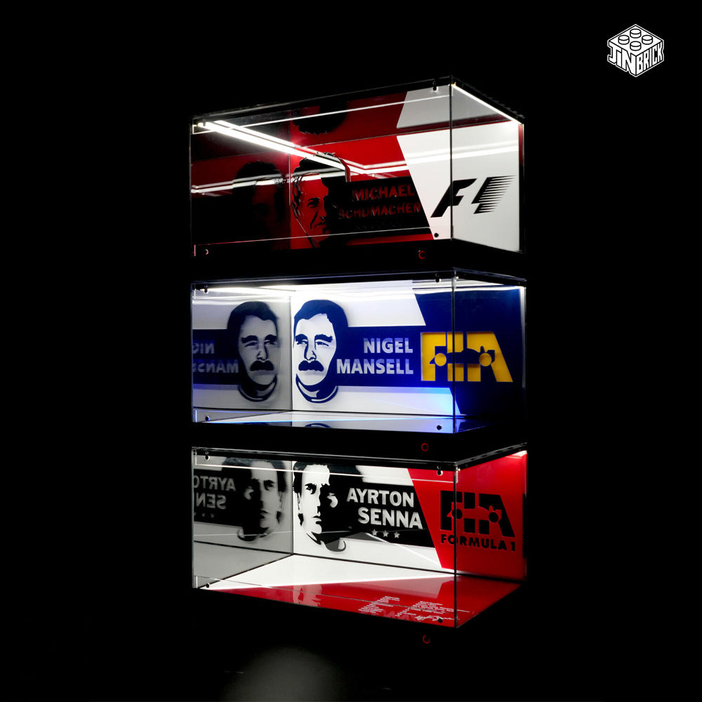 【Premium】LED Display Case for LEGO® Icons F1