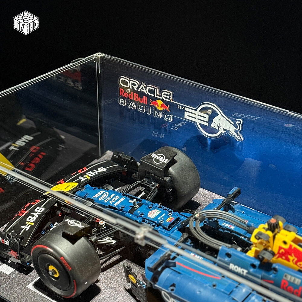 Acrylic Display Case for Lego TECHNIC 42206 Oracle Red Bull Racing RB20 F1 Car