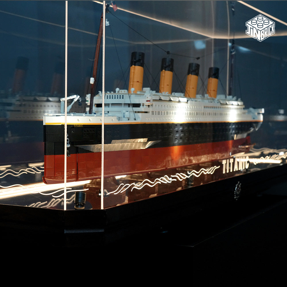 【Premium】LED Display Case for LEGO® 10294 Titanic