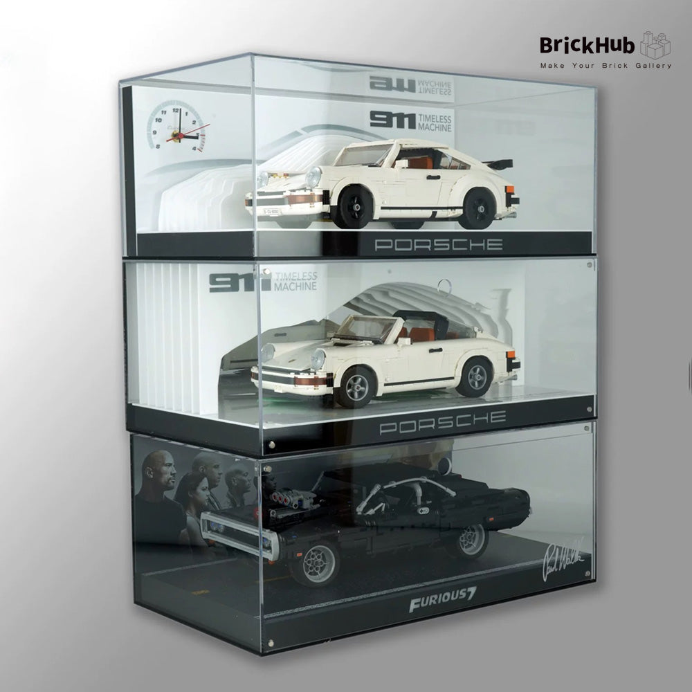Premium】LEGO® 10295 Porsche 911 Tubro Acrylic Display Case