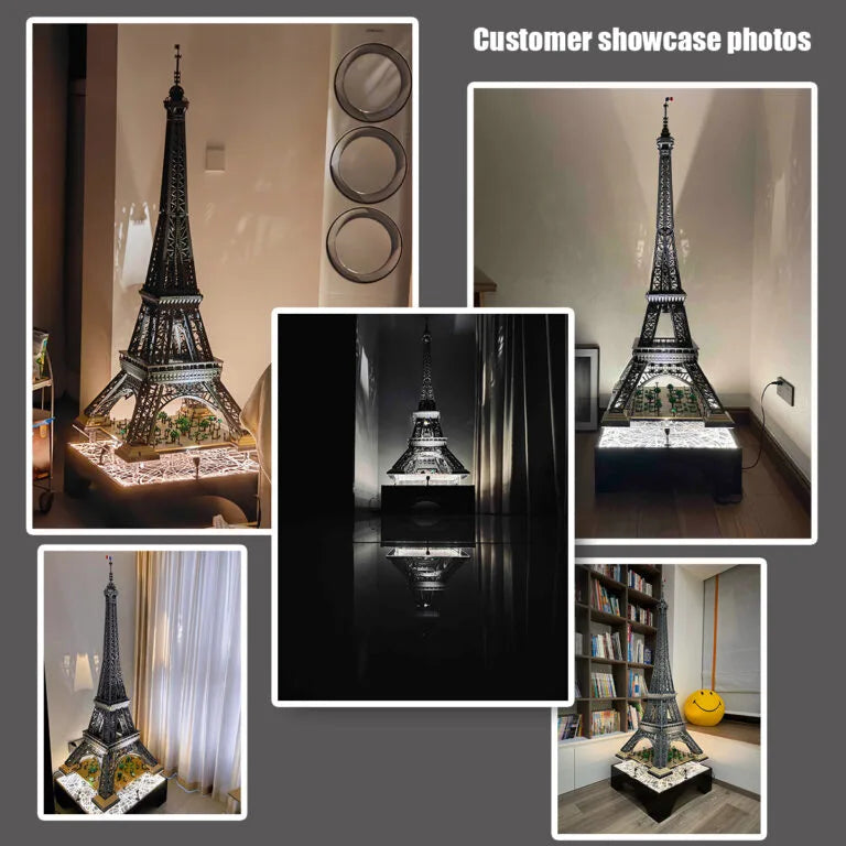 【Premium】LED Display Base for LEGO 10307 Eiffel Tower