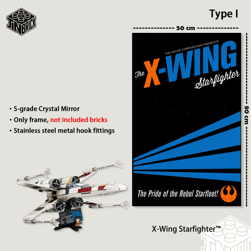 Display Frame For 75355 MATERIAL LEGO® Star Wars™ UCS X-Wing Starfighter™