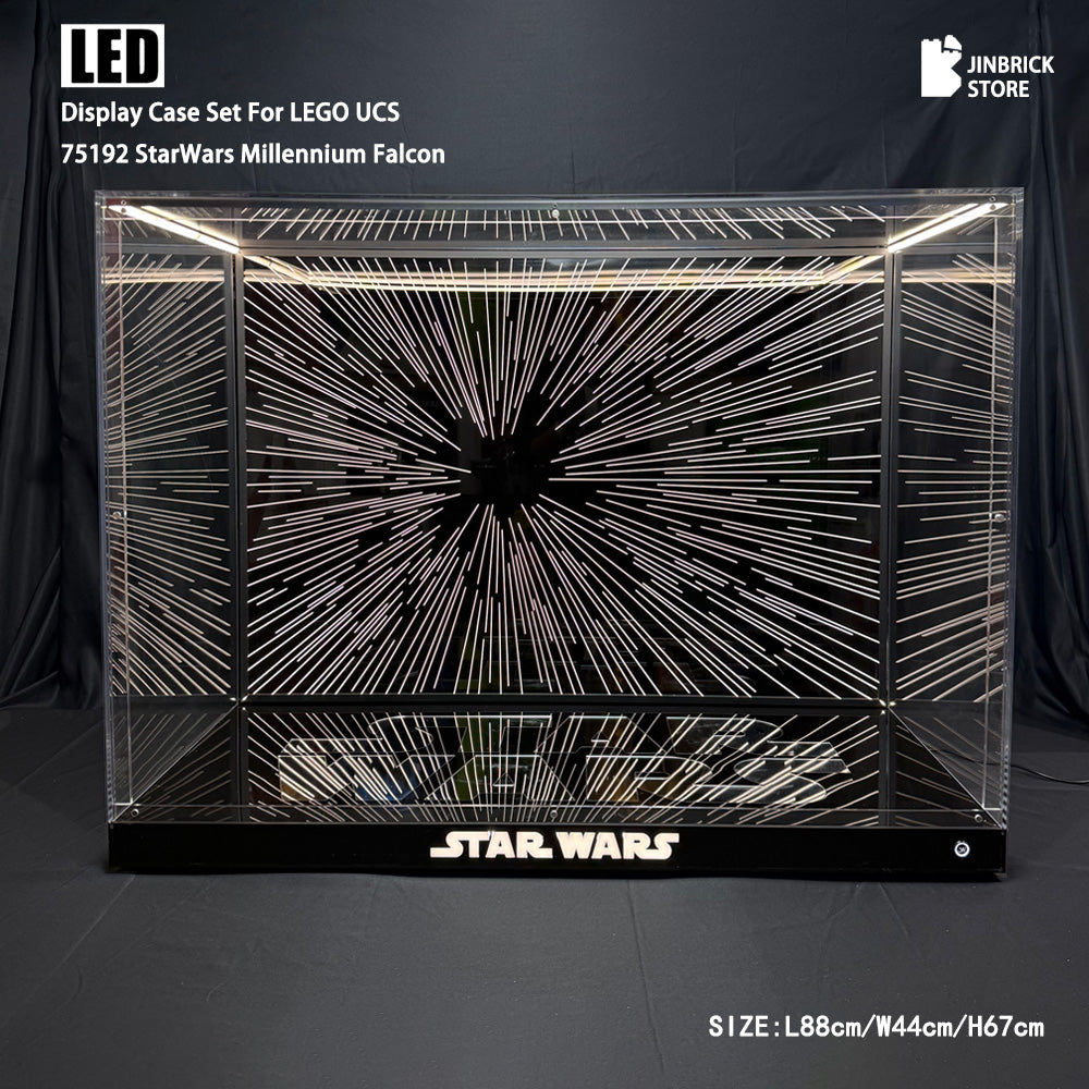 【Premium】LED Display Case For UCS LEGO StarWars 75192 Millennium Falcon