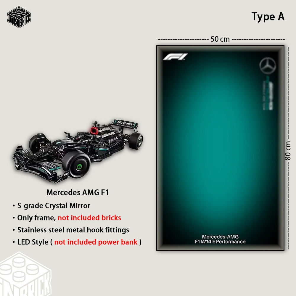Display Frame for LEGO® Technic 42171 Mercedes-AMG F1 W14 E