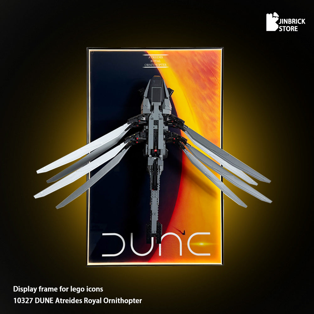 Display Frame for 10327 LEGO® ICONS Dune Atreides Royal Ornithopter