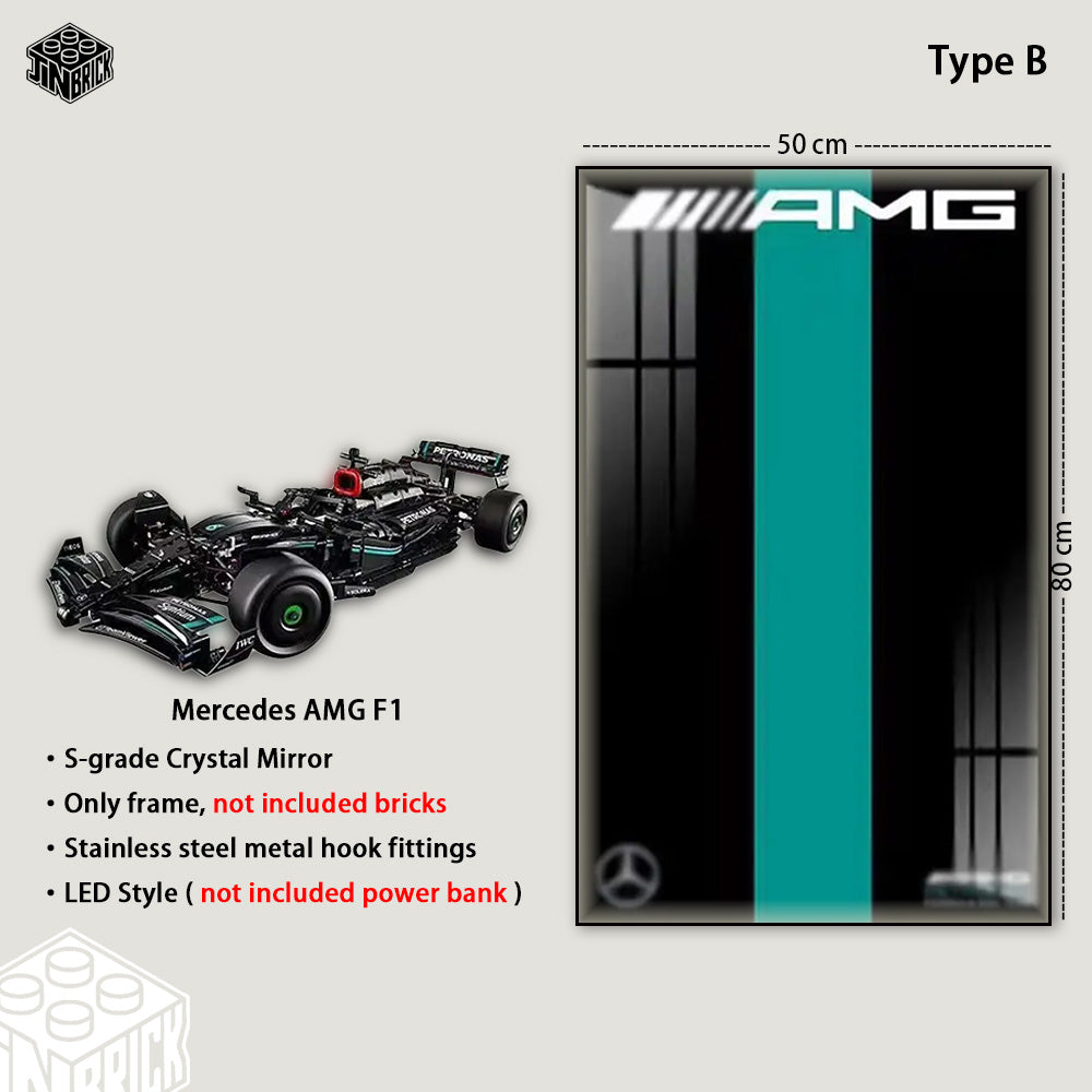 Display Frame for LEGO® Technic 42171 Mercedes-AMG F1 W14 E