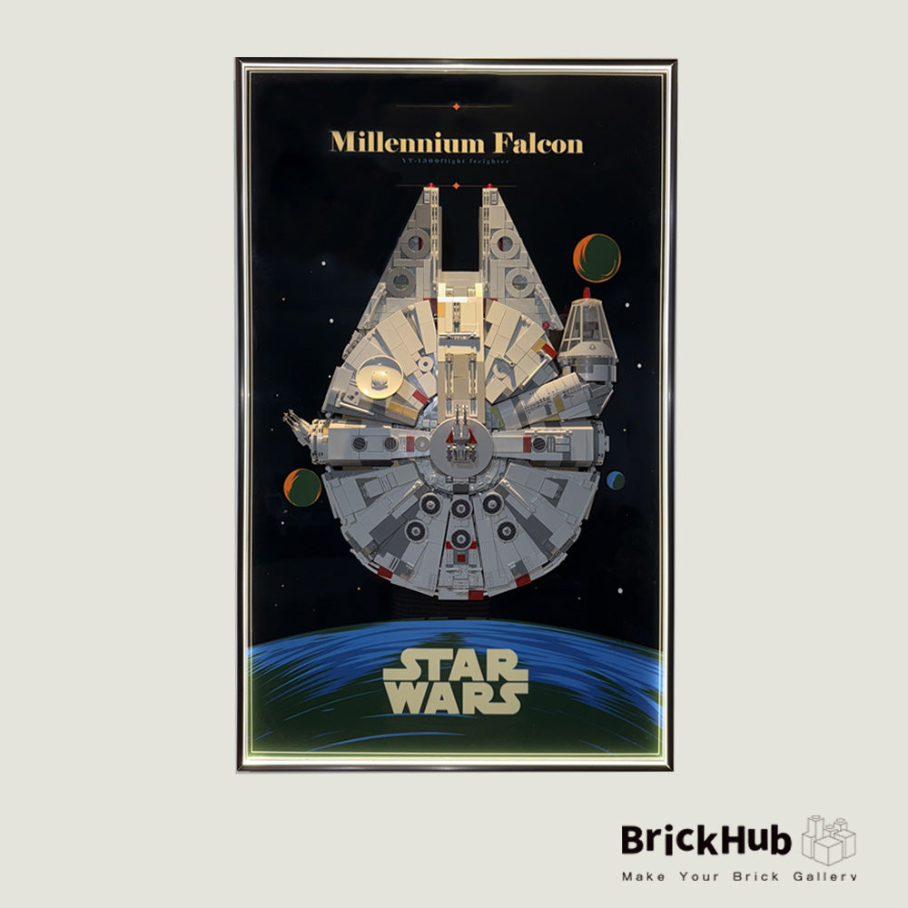 Display Frame For LEGO® Star Wars™ Millennium Falcon™ 75389/75257/75105