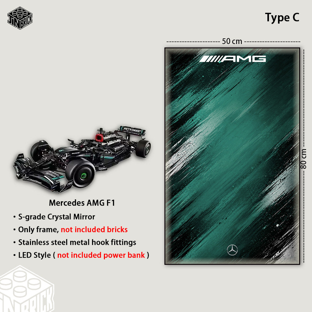 Display Frame for LEGO® Technic 42171 Mercedes-AMG F1 W14 E