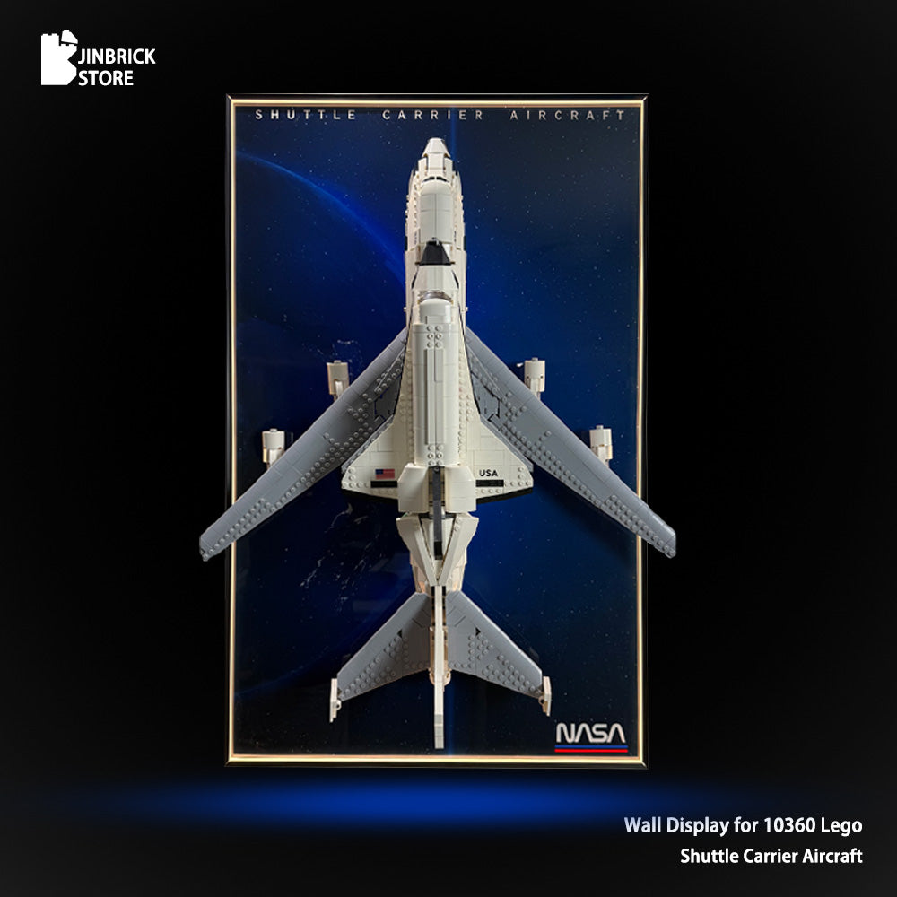 LEGO 10360 Shuttle Carrier Aircraft Wall Display Frame