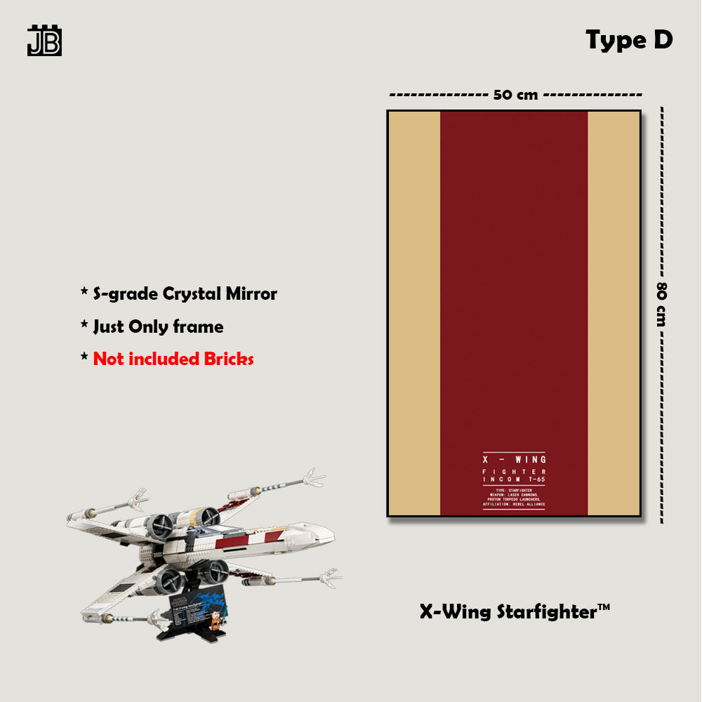 Display Frame For 75355 MATERIAL LEGO® Star Wars™ UCS X-Wing Starfighter™