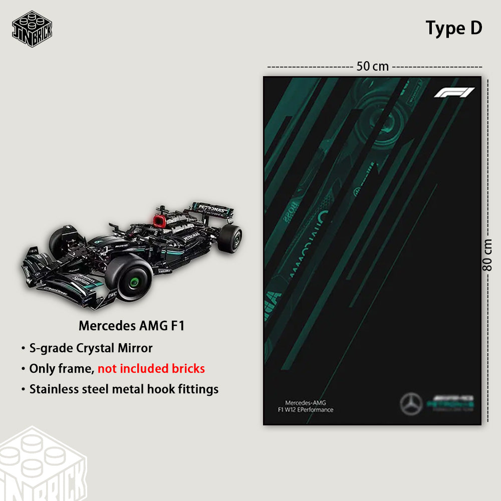Display Frame for LEGO® Technic 42171 Mercedes-AMG F1 W14 E