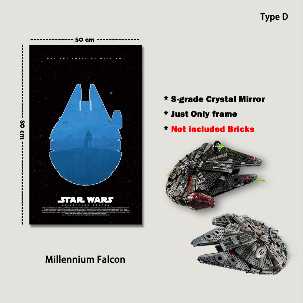 Display Frame For LEGO® Star Wars™ Millennium Falcon™ 75389/75257/75105