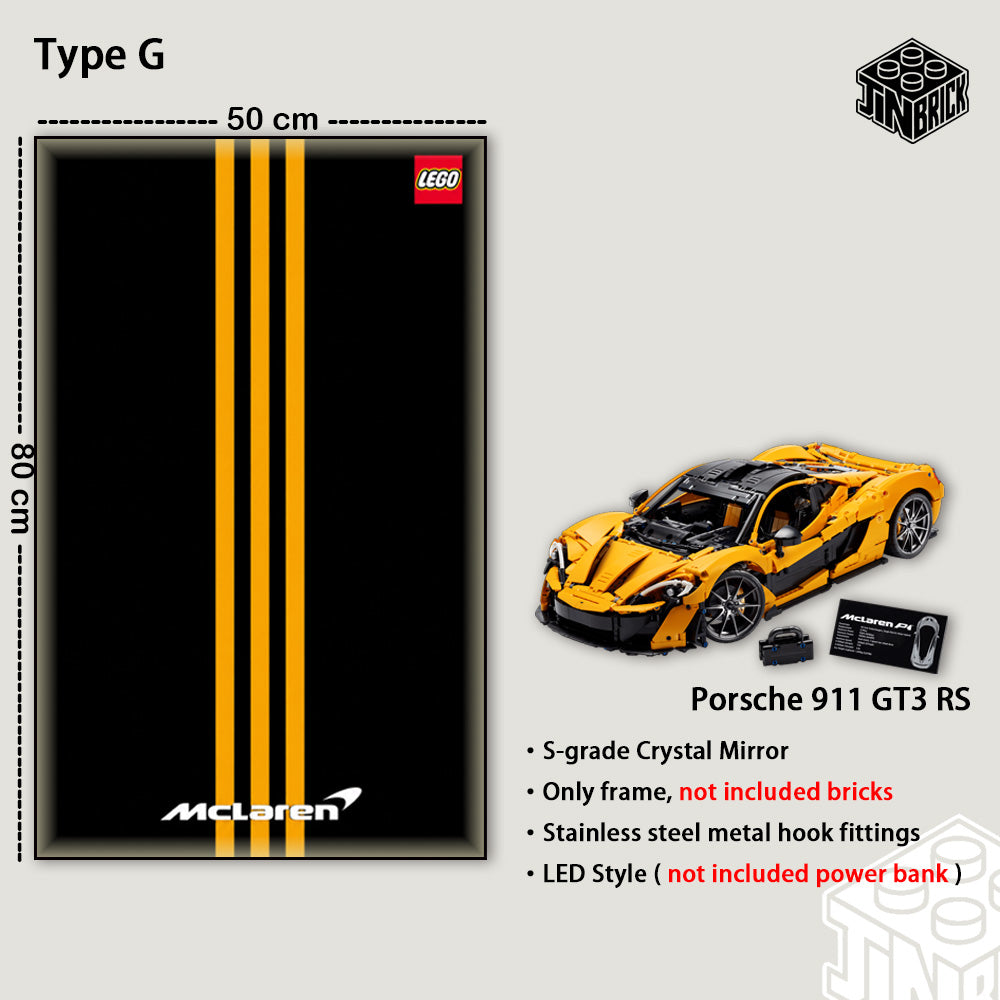 Display Wall Frame for LEGO® Technic 42172 McLaren P1