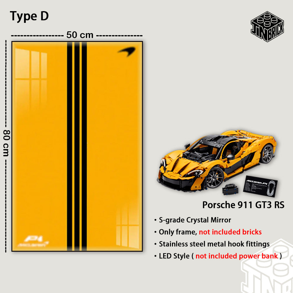 Display Wall Frame for LEGO® Technic 42172 McLaren P1