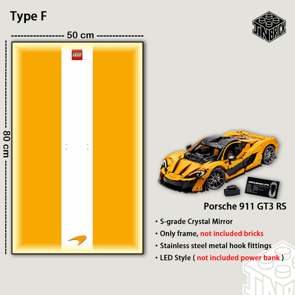 Display Wall Frame for LEGO® Technic 42172 McLaren P1