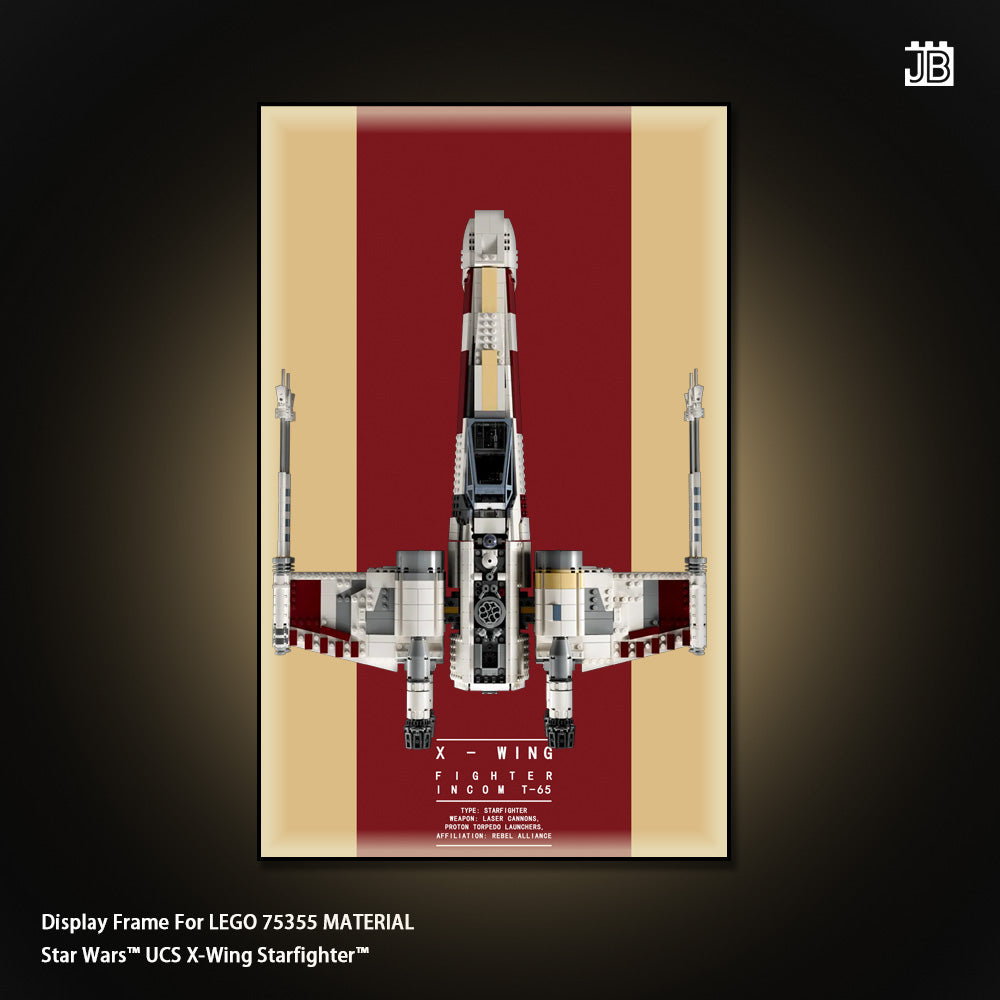 Display Frame For 75355 MATERIAL LEGO® Star Wars™ UCS X-Wing Starfighter™