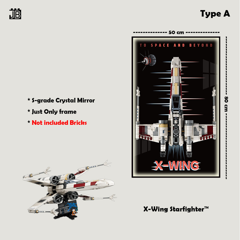 Display Frame For 75355 MATERIAL LEGO® Star Wars™ UCS X-Wing Starfighter™