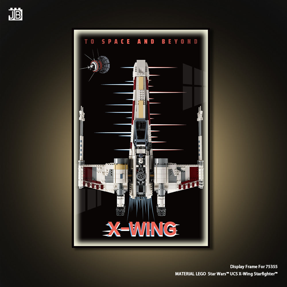 Display Frame For 75355 MATERIAL LEGO® Star Wars™ UCS X-Wing Starfighter™