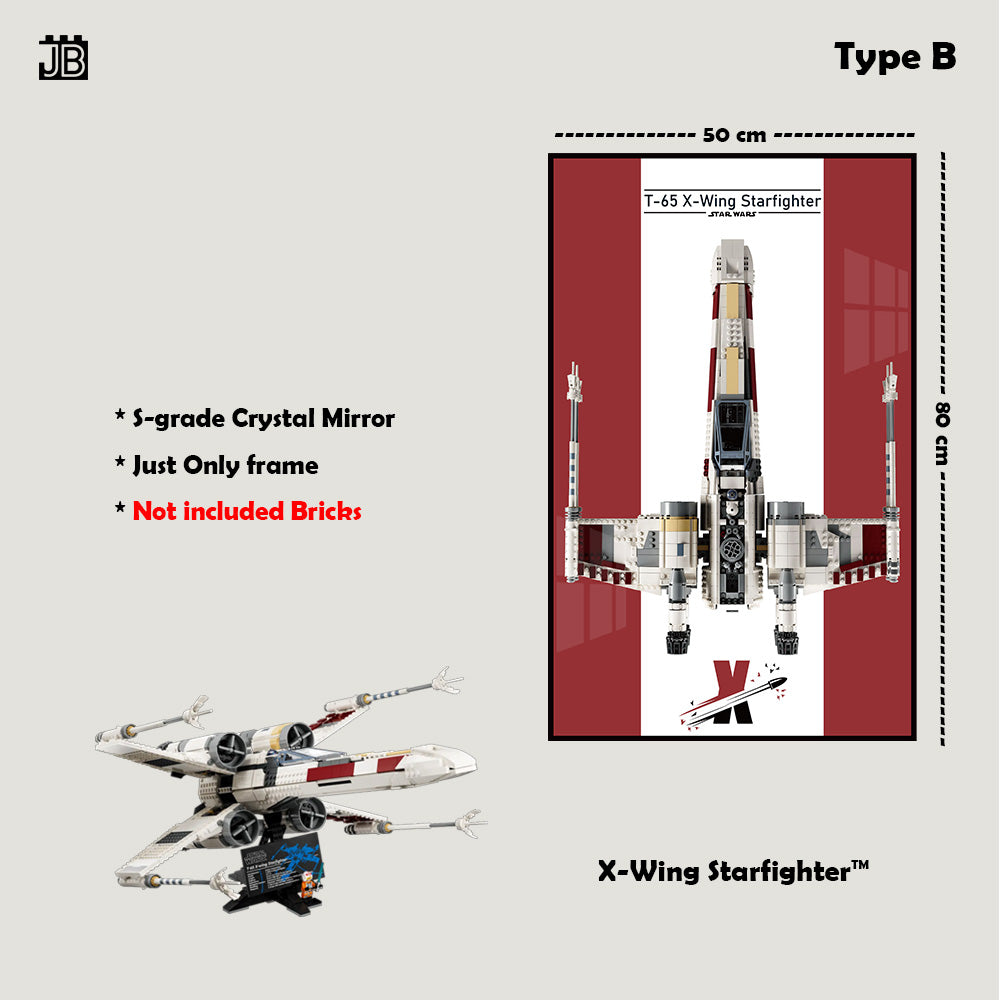 Display Frame For 75355 MATERIAL LEGO® Star Wars™ UCS X-Wing Starfighter™