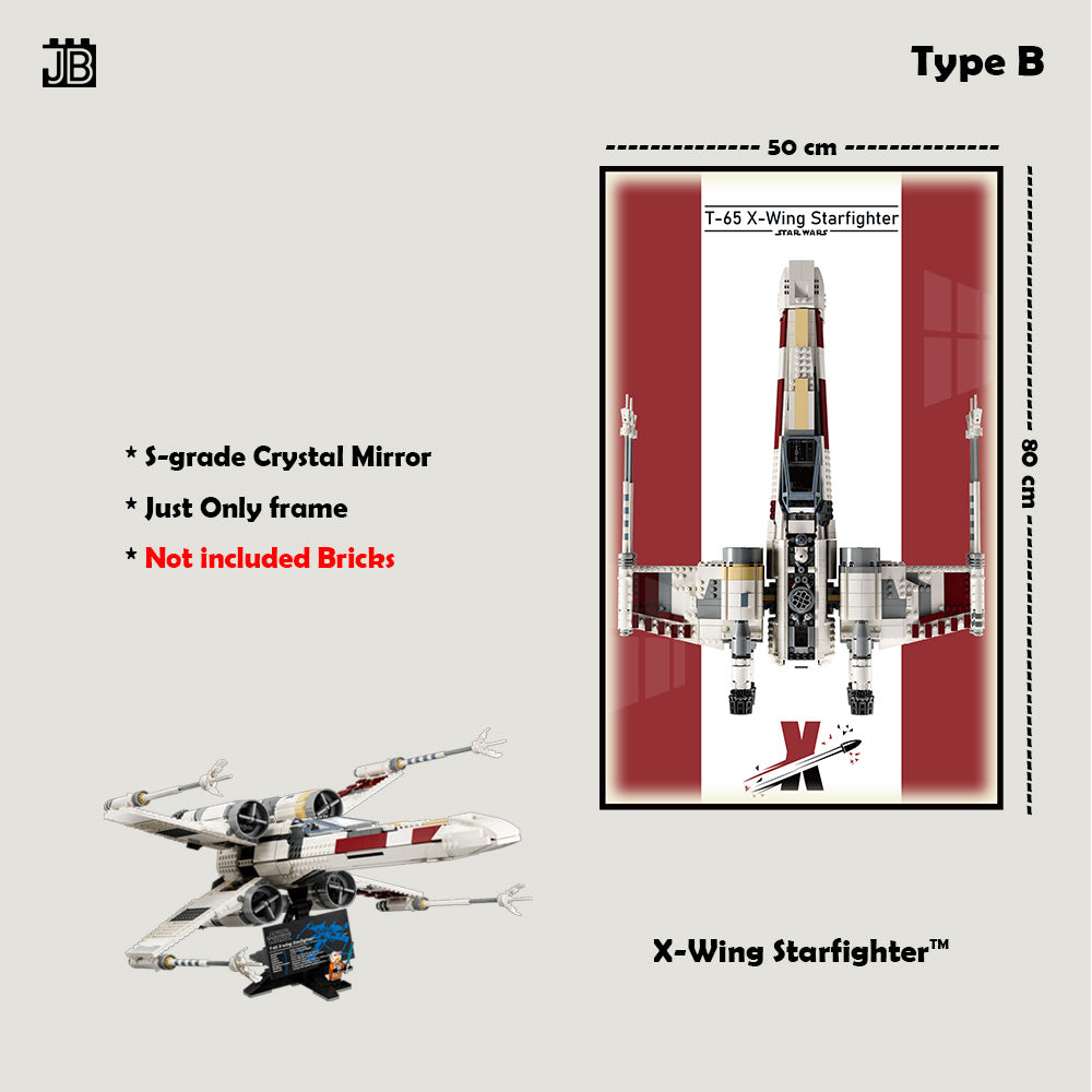Display Frame For 75355 MATERIAL LEGO® Star Wars™ UCS X-Wing Starfighter™