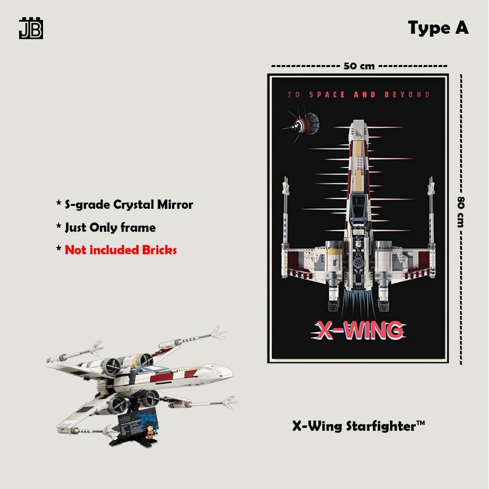 Display Frame For 75355 MATERIAL LEGO® Star Wars™ UCS X-Wing Starfighter™