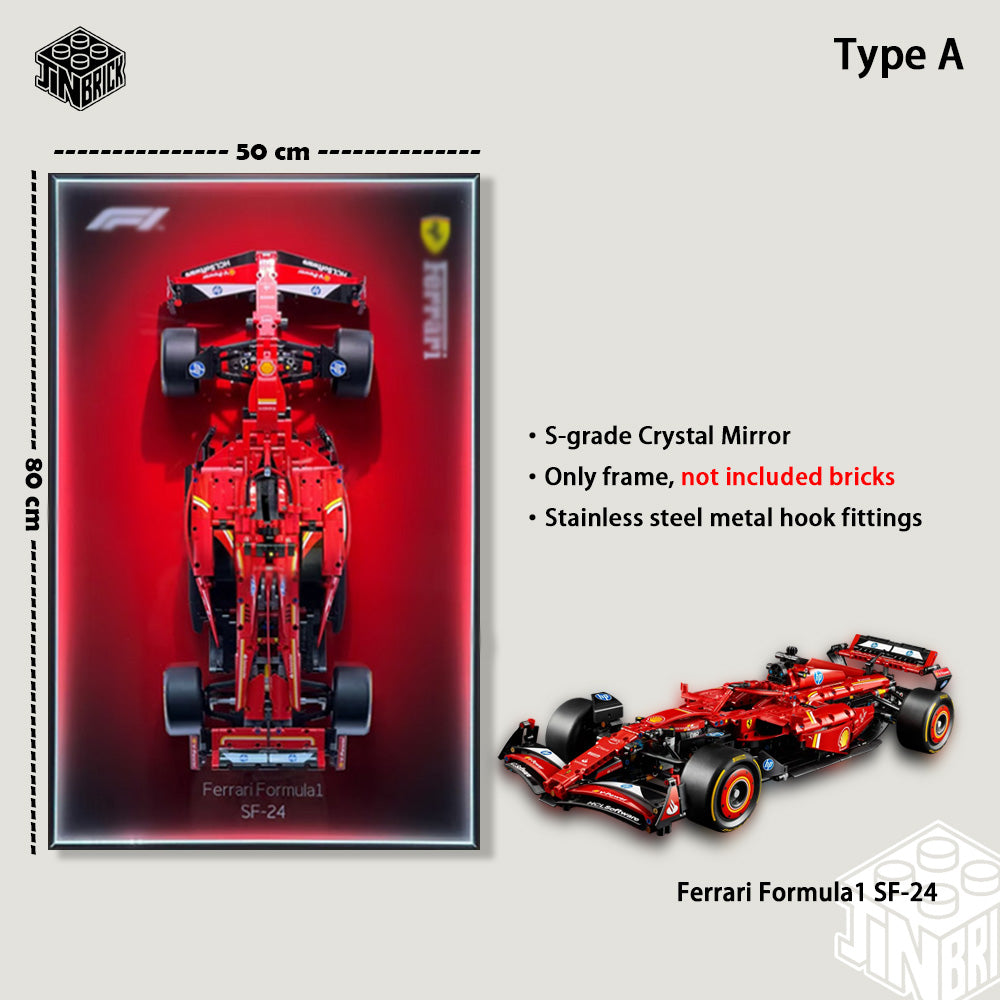 Display Frame for LEGO® F1 Technic 42207 Ferrari SF24