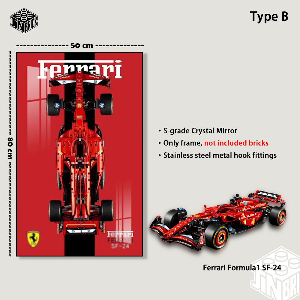 Display Frame for LEGO® F1 Technic 42207 Ferrari SF24