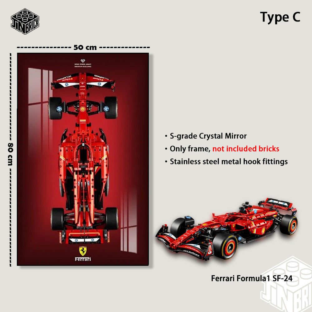 Display Frame for LEGO® F1 Technic 42207 Ferrari SF24