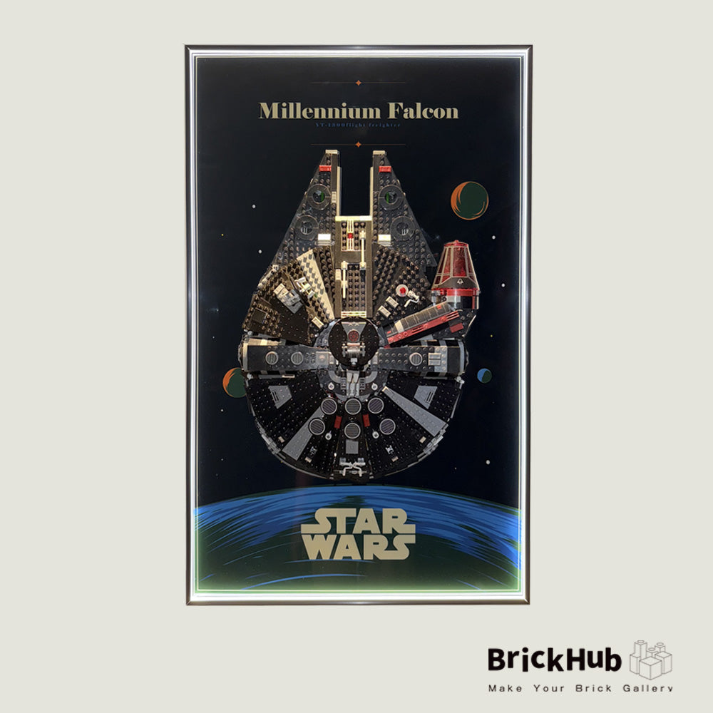 Display Frame For LEGO® Star Wars™ Millennium Falcon™ 75389/75257/75105