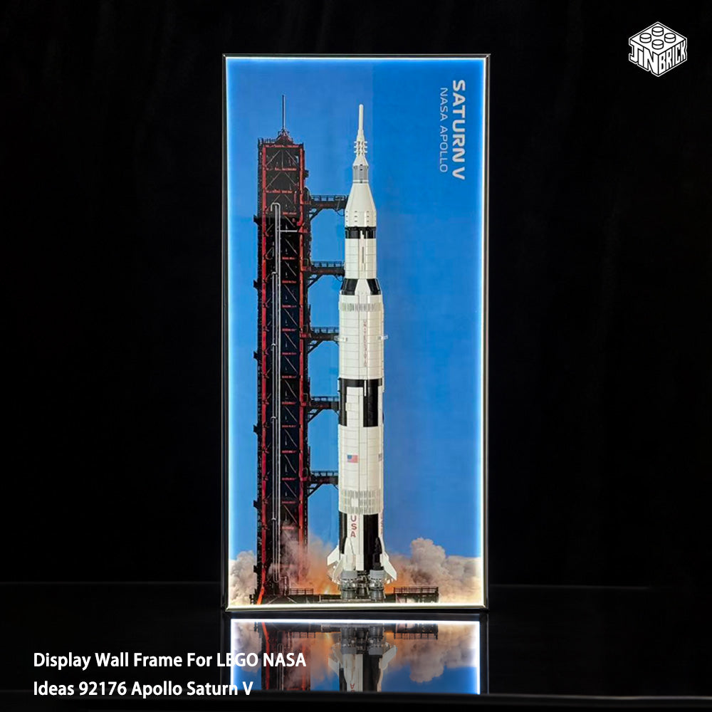 Display Frame for LEGO® Ideas 92176 NASA Apollo Saturn V