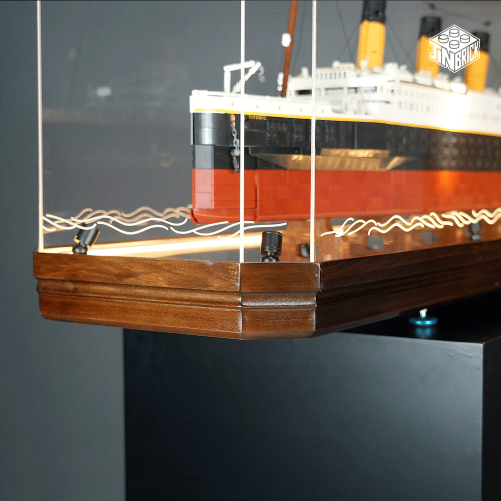 【Premium】LED Display Case for LEGO® 10294 Titanic